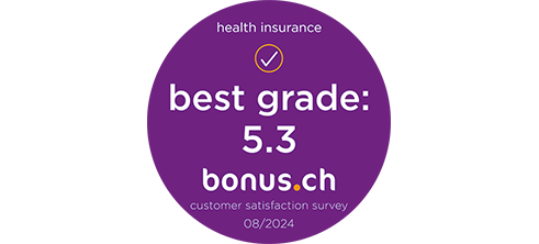 Seal from Bonus in English: top score of 5.3 in the health insurance division