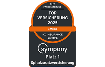 Label Handelszeitung, 1. Platz für die Spitalzusatzversicherung von Sympany