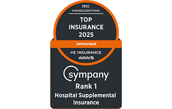 Sympany's supplementary hospital insurance comes in first place in the Handelszeitung survey on the top insurers of 2025.